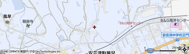 広島県東広島市安芸津町風早2014-1周辺の地図