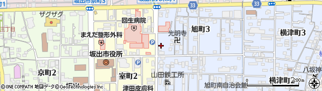 旭町調剤薬局周辺の地図