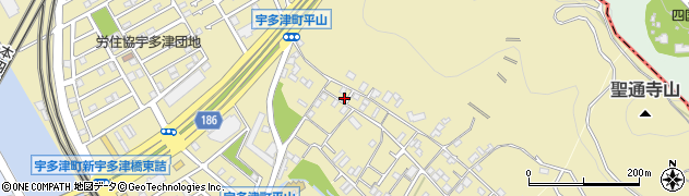 香川県綾歌郡宇多津町平山2638周辺の地図