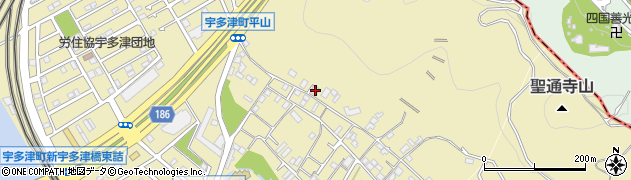 香川県綾歌郡宇多津町平山2682周辺の地図