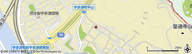 香川県綾歌郡宇多津町平山2636周辺の地図