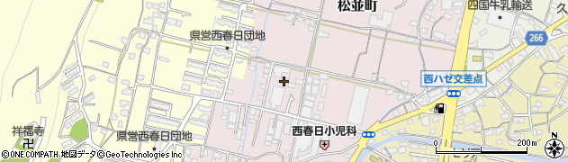 香川県高松市松並町591周辺の地図