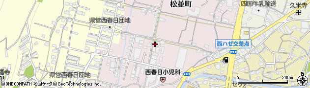 香川県高松市松並町586周辺の地図