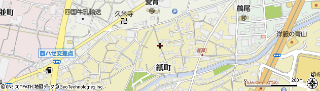 香川県高松市紙町周辺の地図