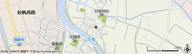 志知川公会堂周辺の地図