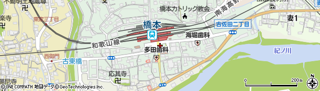 橋本駅前周辺の地図