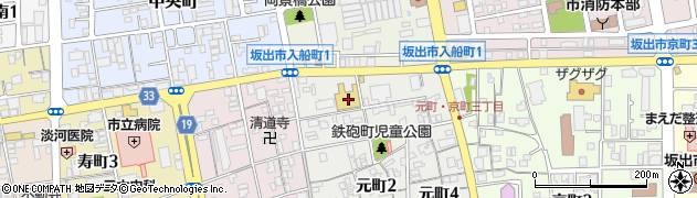 ドラッグストアコスモス坂出元町店周辺の地図