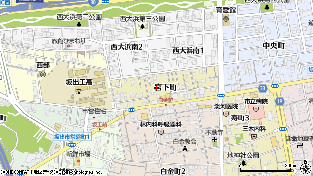〒762-0057 香川県坂出市宮下町の地図