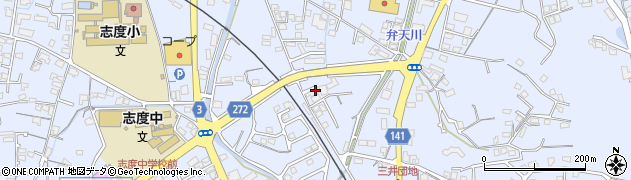 香川県さぬき市志度2167周辺の地図