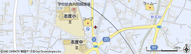 香川県さぬき市志度2205周辺の地図