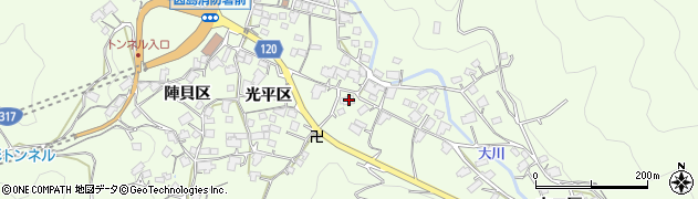 広島県尾道市因島中庄町山口区1224周辺の地図