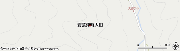 広島県東広島市安芸津町大田周辺の地図