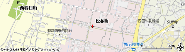 香川県高松市松並町周辺の地図