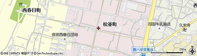 香川県高松市松並町876周辺の地図