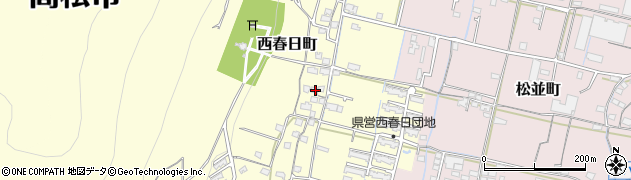 香川県高松市西春日町1235周辺の地図