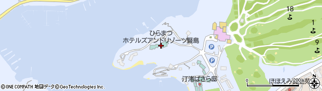ＴＨＥ　ＨＩＲＡＭＡＴＳＵ　ＨＯＴＥＬＳ　＆　ＲＥＳＯＲＴＳ　賢島周辺の地図