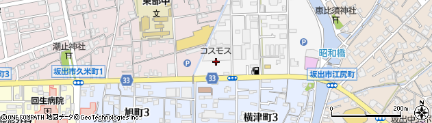 ドラッグストアコスモス坂出昭和町店周辺の地図