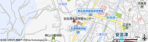 東広島市安芸津生涯学習センター周辺の地図