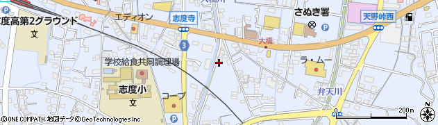 香川県さぬき市志度942周辺の地図