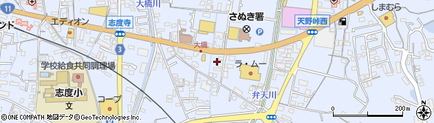 香川銀行志度支店 ＡＴＭ周辺の地図