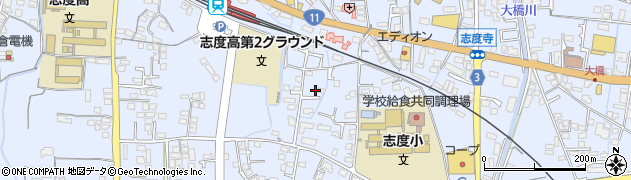 香川県さぬき市志度692周辺の地図