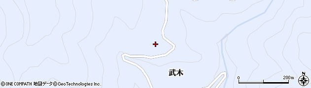 武木公民館周辺の地図