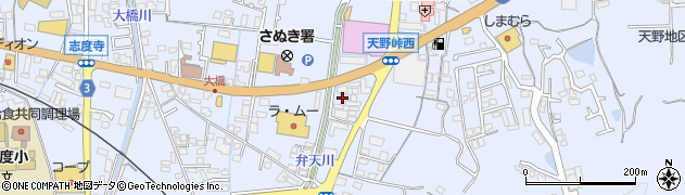 アカシ工具株式会社　志度営業所周辺の地図