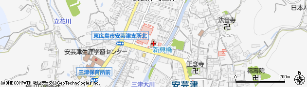 安芸津郵便局 ＡＴＭ周辺の地図