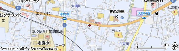 香川県さぬき市志度953周辺の地図