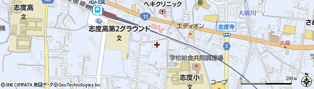 香川県さぬき市志度690周辺の地図