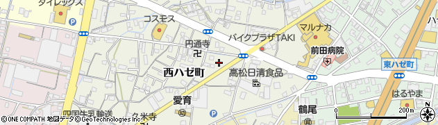 香川県高松市西ハゼ町周辺の地図