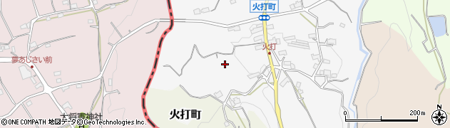 奈良県五條市火打町周辺の地図