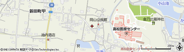 香川県高松市新田町甲1404周辺の地図
