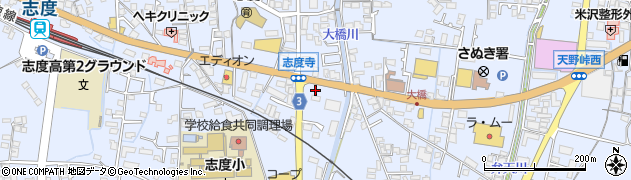 香川県農業協同組合　志度支店業務課周辺の地図