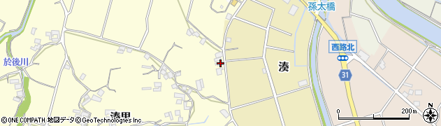 兵庫県南あわじ市湊里256周辺の地図