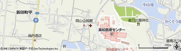 香川県高松市新田町甲1397周辺の地図