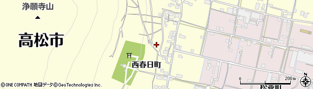 香川県高松市西春日町1373周辺の地図