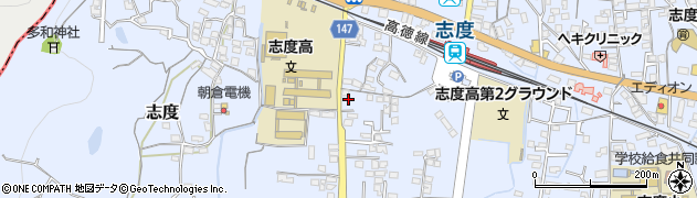 香川県さぬき市志度455周辺の地図