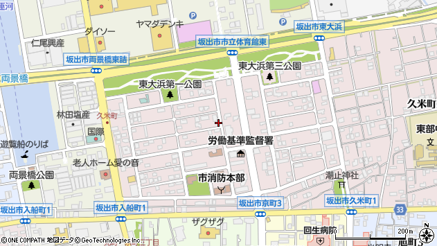 〒762-0003 香川県坂出市久米町の地図