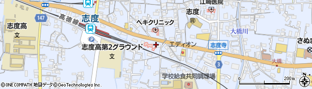 香川県さぬき市志度624周辺の地図