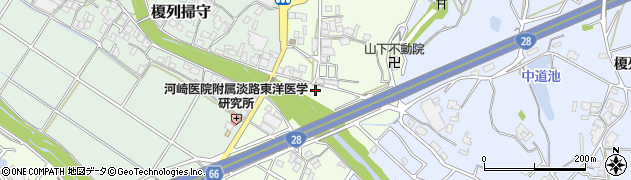 兵庫県南あわじ市榎列松田（外）周辺の地図