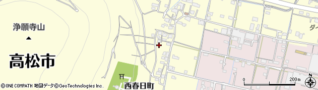 香川県高松市西春日町1257周辺の地図