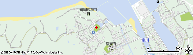 児童遊園周辺の地図