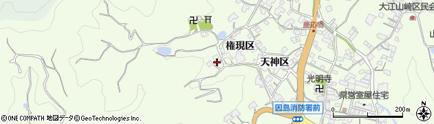 広島県尾道市因島中庄町周辺の地図