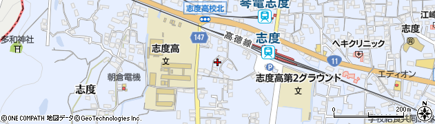 香川県さぬき市志度461周辺の地図