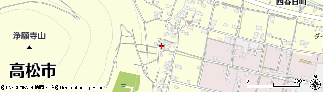 香川県高松市西春日町1264周辺の地図