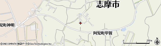 三重県志摩市阿児町甲賀1047周辺の地図