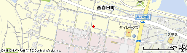 香川県高松市西春日町1101周辺の地図