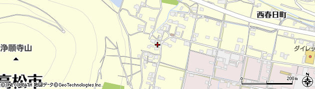 香川県高松市西春日町1268周辺の地図