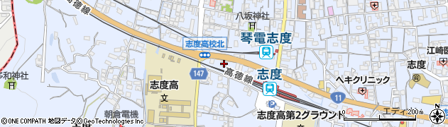 香川県さぬき市志度470周辺の地図